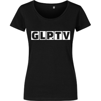 GermanLetsPlay GLP - GLP.TV white T-Shirt Girlshirt schwarz