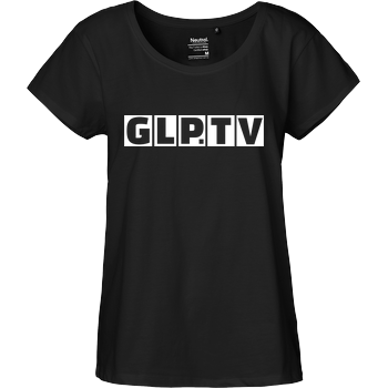GLP - GLP.TV white Fairtrade Loose Fit Girlie - black