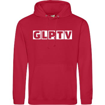 GLP - GLP.TV white JH Hoodie - red