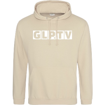 GermanLetsPlay GLP - GLP.TV white Sweatshirt JH Hoodie - Sand