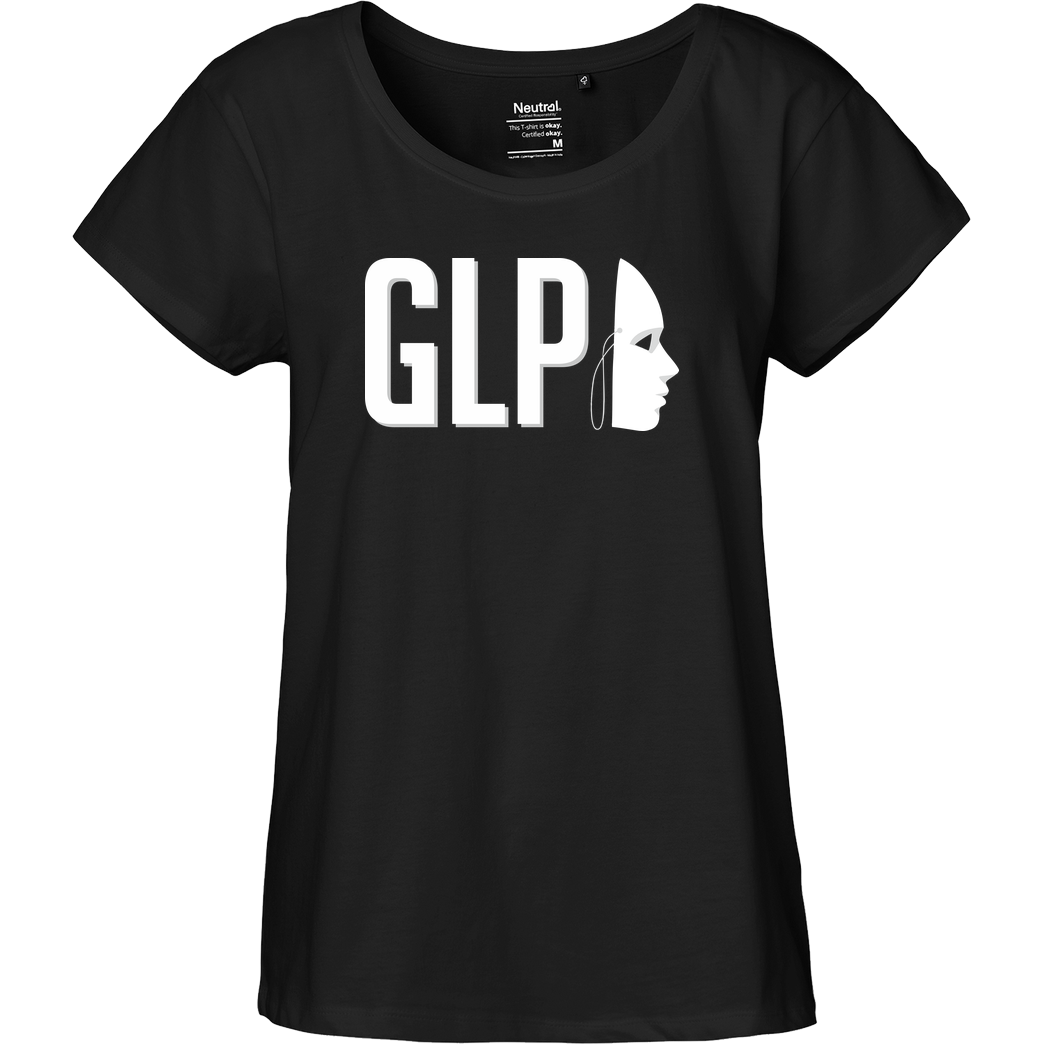 GermanLetsPlay GLP - Maske T-Shirt Fairtrade Loose Fit Girlie - black