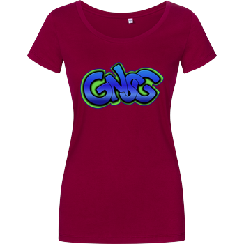 GNSG - Blue Logo Girlshirt berry