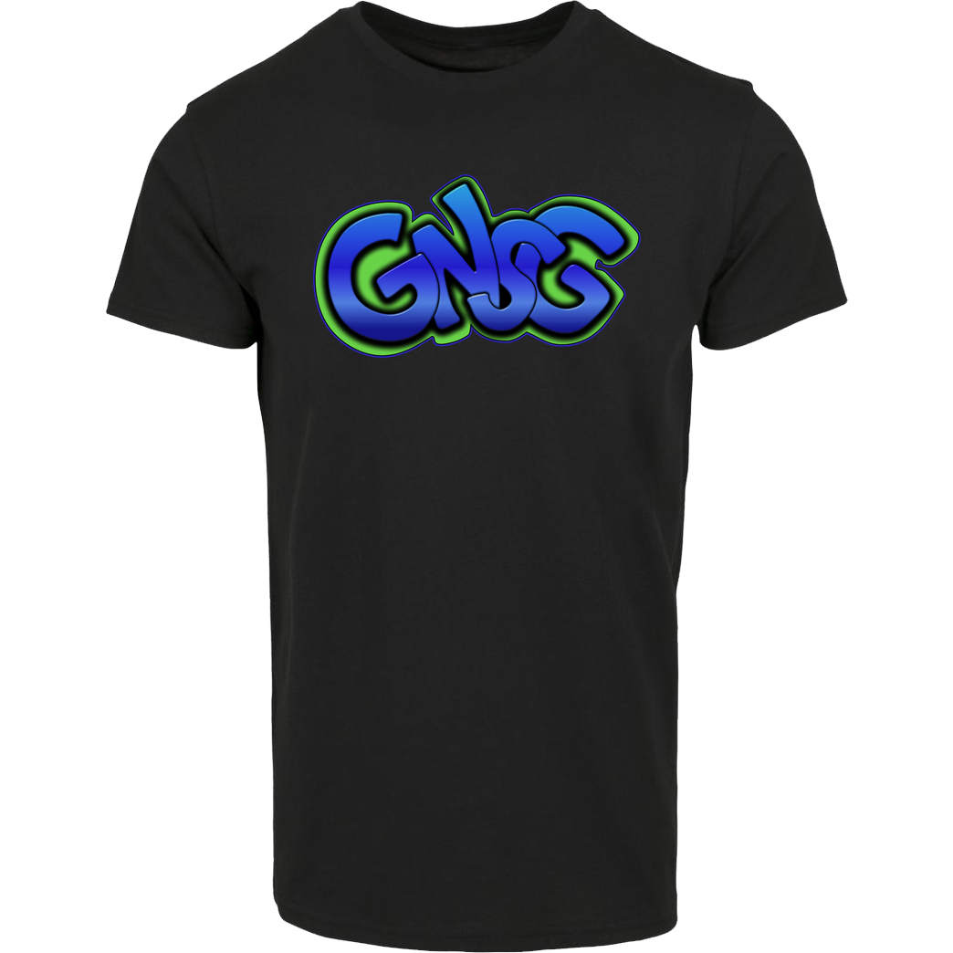 GNSG GNSG - Blue Logo T-Shirt House Brand T-Shirt - Black