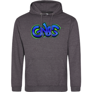 GNSG - Blue Logo JH Hoodie - Dark heather grey