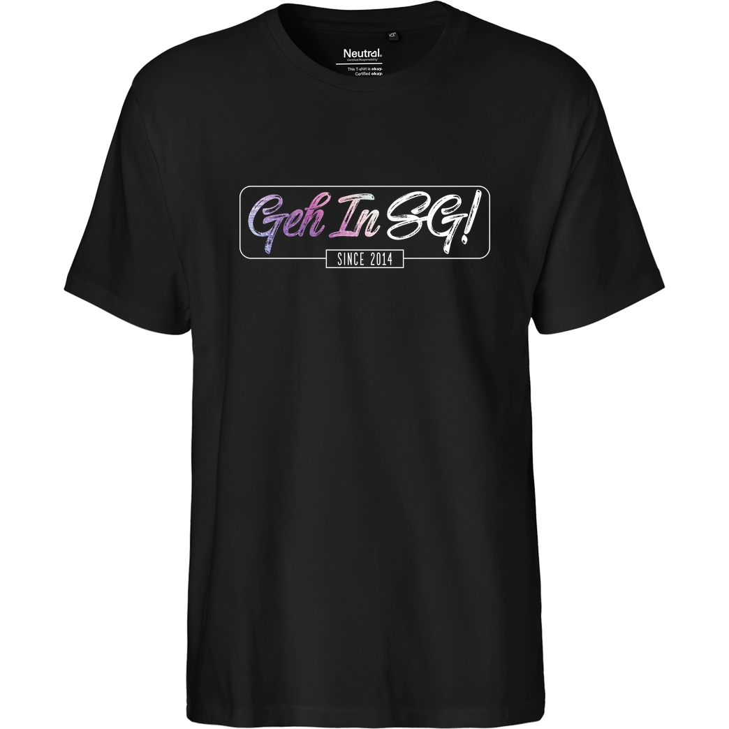 GNSG GNSG - GehInSG T-Shirt Fairtrade T-Shirt - black