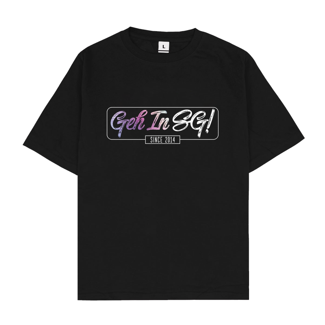 GNSG GNSG - GehInSG T-Shirt Oversize T-Shirt - Black
