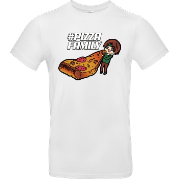 GNSG GNSG - Pizza Family T-Shirt B&C EXACT 190 -  White
