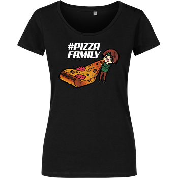GNSG - Pizza Family Girlshirt schwarz