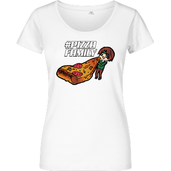 GNSG - Pizza Family Girlshirt weiss