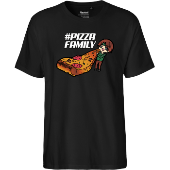 GNSG - Pizza Family Fairtrade T-Shirt - black