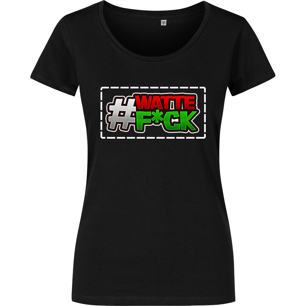 GNSG GNSG - Watte F*CK T-Shirt Girlshirt schwarz