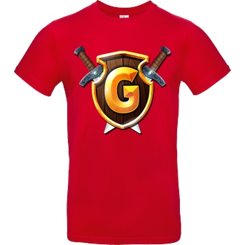 GommeHD GommeHD - Wappen T-Shirt B&C EXACT 190 - Red