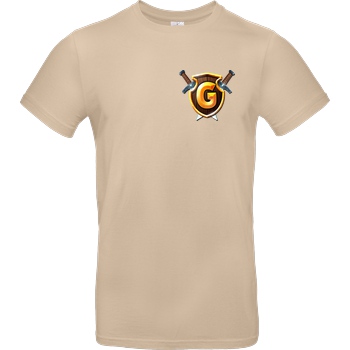 GommeHD GommeHD - Wappen klein T-Shirt B&C EXACT 190 - Sand