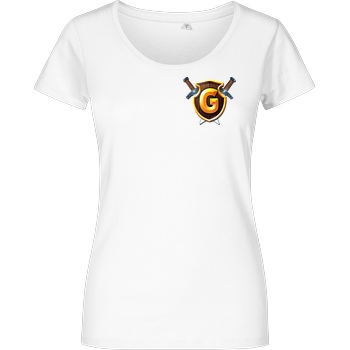 GommeHD GommeHD - Wappen klein T-Shirt Girlshirt weiss