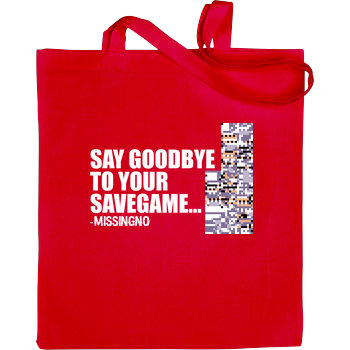 Goodbye Savegame Bag Red