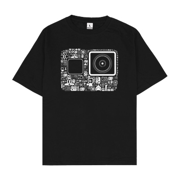 FilmenLernen.de GP T-Shirt Oversize T-Shirt - Black