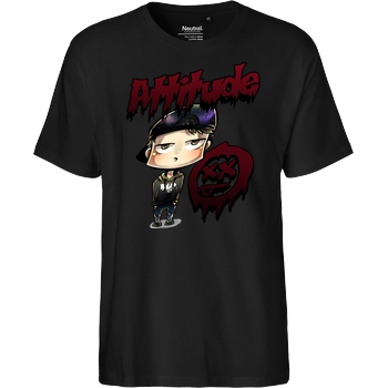 hallodri Hallodri - Attitude T-Shirt Fairtrade T-Shirt - black