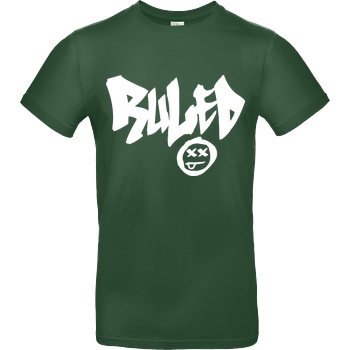 hallodri hallodri - Ruled T-Shirt B&C EXACT 190 -  Bottle Green