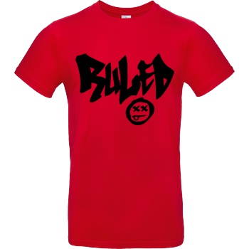 hallodri hallodri - Ruled T-Shirt B&C EXACT 190 - Red