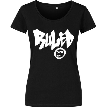 hallodri hallodri - Ruled T-Shirt Girlshirt schwarz
