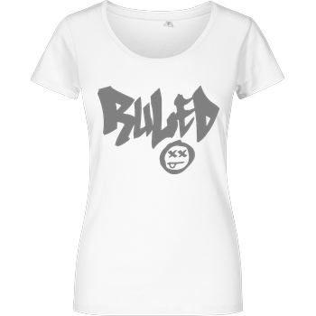 hallodri hallodri - Ruled T-Shirt Girlshirt weiss