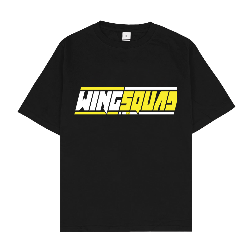 hallodri Hallodri - Wingsquad T-Shirt Oversize T-Shirt - Black