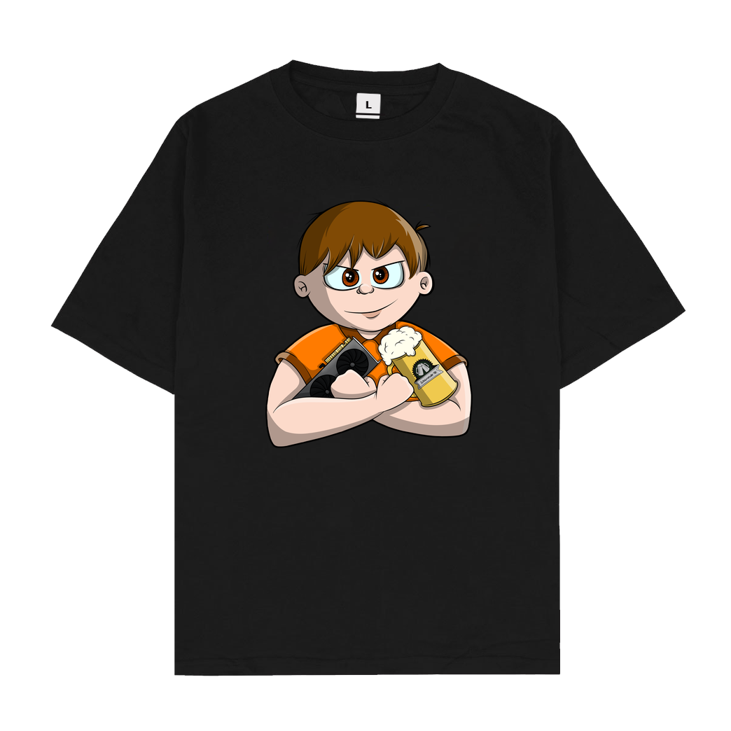 Hardbloxx Hardbloxx - Avatar T-Shirt Oversize T-Shirt - Black