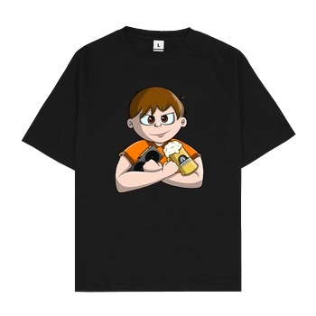 Hardbloxx Hardbloxx - Avatar T-Shirt Oversize T-Shirt - Black