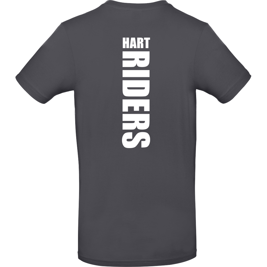 Hartriders Hartriders - Logo T-Shirt B&C EXACT 190 - Dark Grey