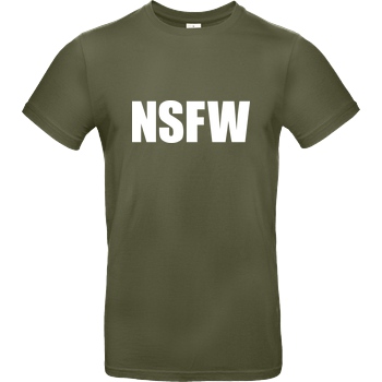 None NSFW T-Shirt B&C EXACT 190 - Khaki