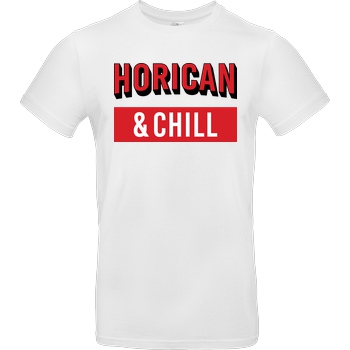 Horican Horican - and Chill T-Shirt B&C EXACT 190 -  White
