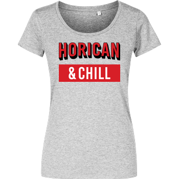 Horican - and Chill Girlshirt heather grey