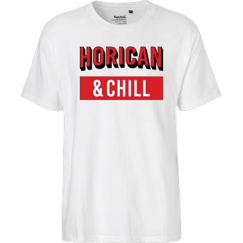 Horican Horican - and Chill T-Shirt Fairtrade T-Shirt - white