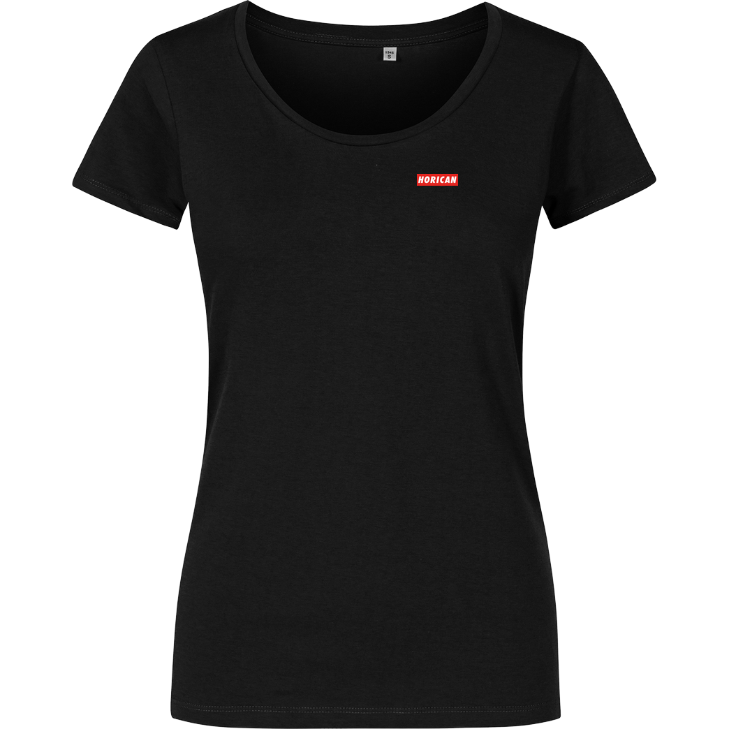 Horican Horican - Boxed Logo T-Shirt Girlshirt schwarz