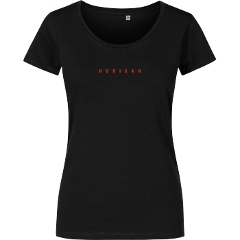 Horican Horican - Logo T-Shirt Girlshirt schwarz