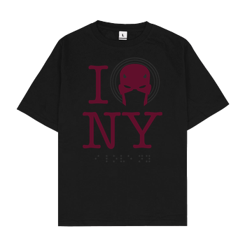 I feel New York Oversize T-Shirt - Black