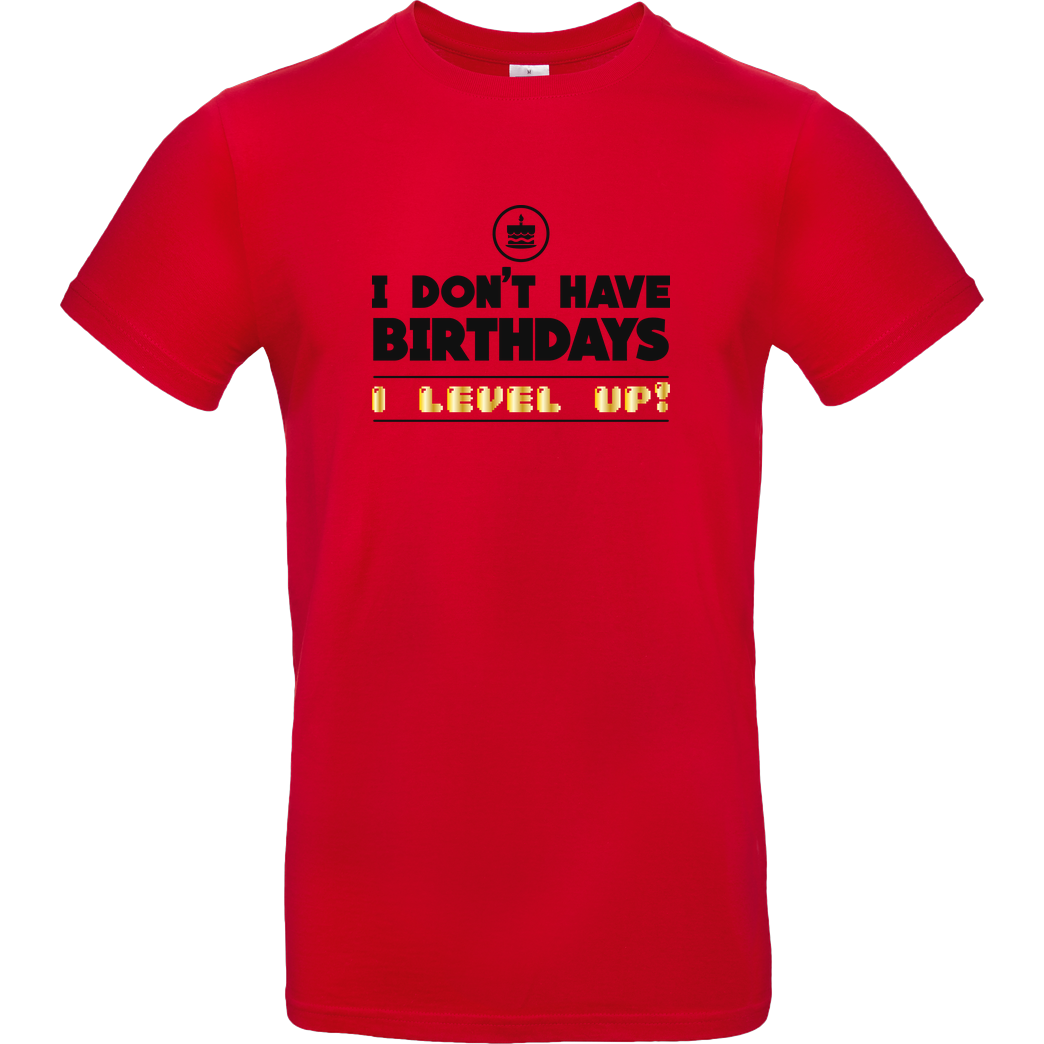 bjin94 I Level Up T-Shirt B&C EXACT 190 - Red