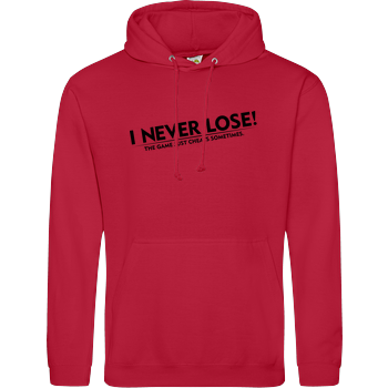 I Never Lose JH Hoodie - red