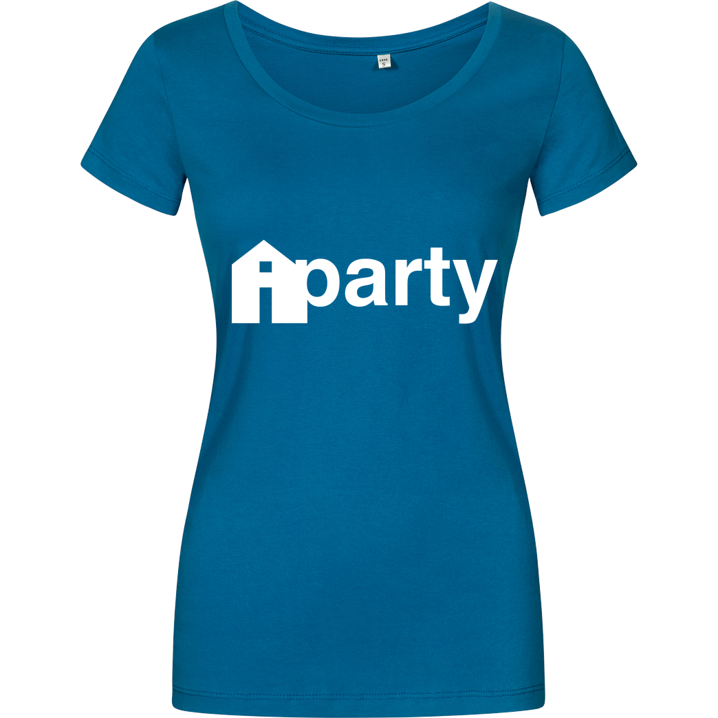 iHausparty iHausparty - Logo T-Shirt Girlshirt petrol