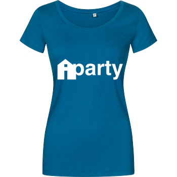 iHausparty iHausparty - Logo T-Shirt Girlshirt petrol