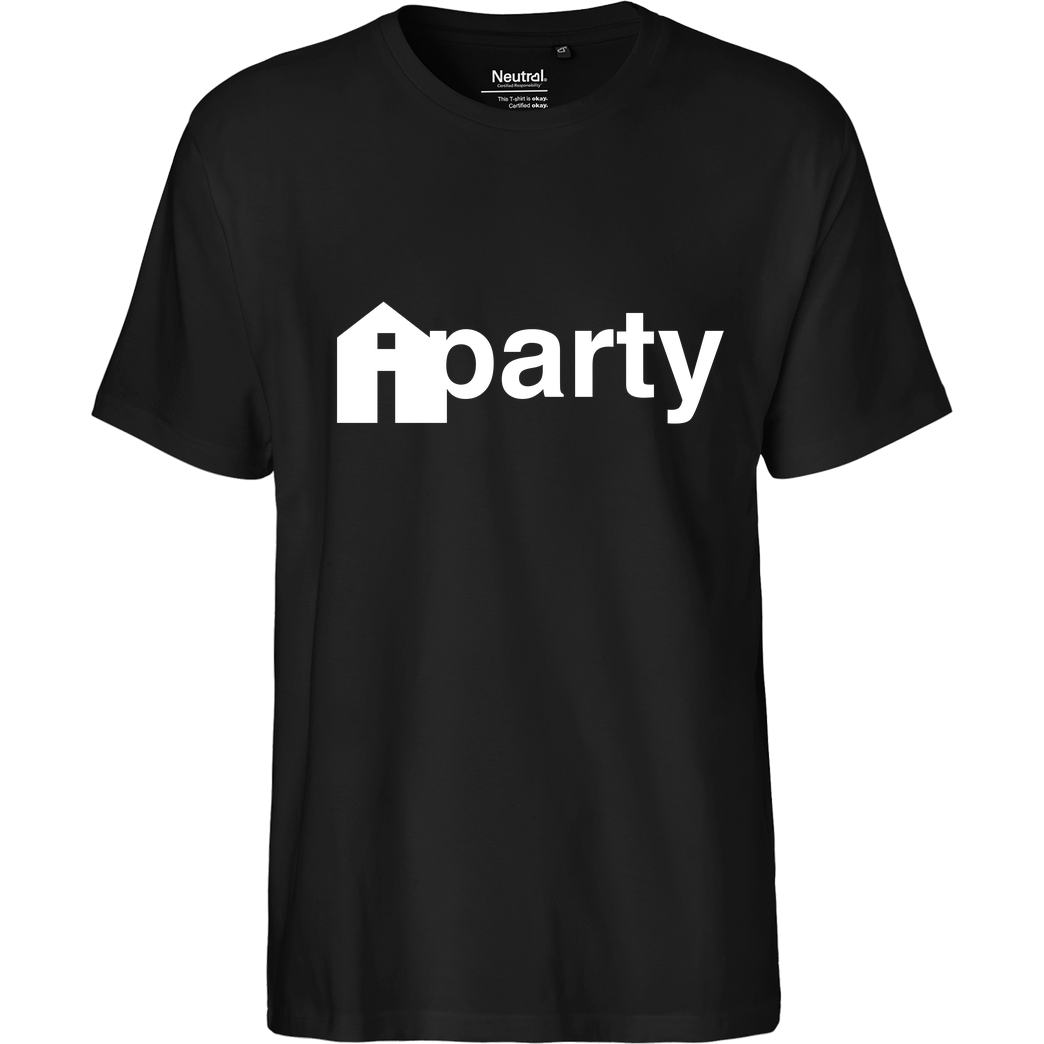 iHausparty iHausparty - Logo T-Shirt Fairtrade T-Shirt - black