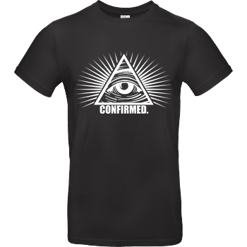 IamHaRa Illuminati Confirmed T-Shirt B&C EXACT 190 - Black