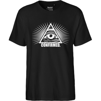 IamHaRa Illuminati Confirmed T-Shirt Fairtrade T-Shirt - black