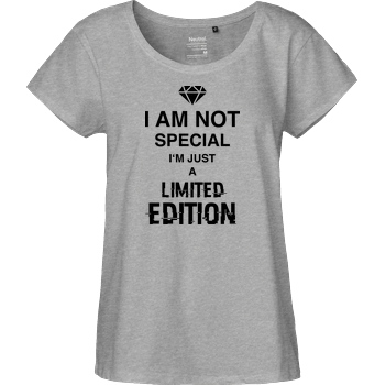 bjin94 I'm not Special T-Shirt Fairtrade Loose Fit Girlie - heather grey