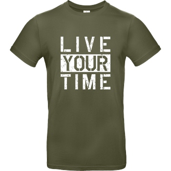 ImBlacKTimE ImBlacKTimE - Live your Time T-Shirt B&C EXACT 190 - Khaki
