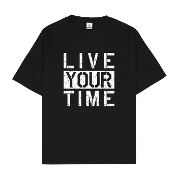 ImBlacKTimE ImBlacKTimE - Live your Time T-Shirt Oversize T-Shirt - Black