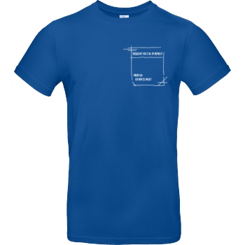 Isy Zerinami  Isy - Realist T-Shirt B&C EXACT 190 - Royal Blue