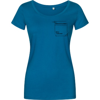 Isy Zerinami  Isy - Realist T-Shirt Girlshirt petrol