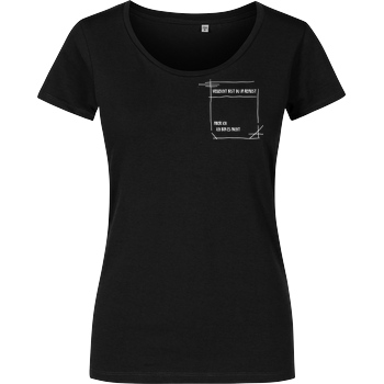 Isy Zerinami  Isy - Realist T-Shirt Girlshirt schwarz