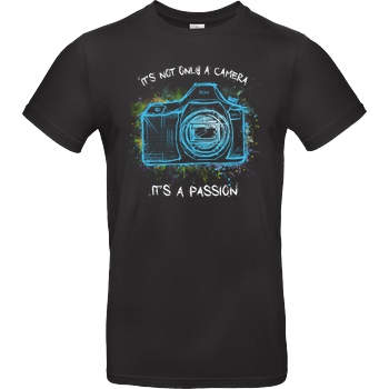 FilmenLernen.de It's not only a Camera T-Shirt B&C EXACT 190 - Black